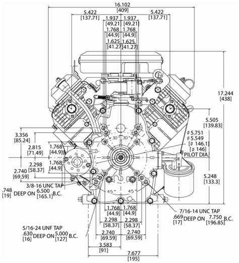 v twin briggs and stratton vanguard parts diagram